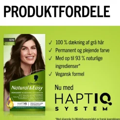 Schwarzkopf Permanent Hårfarve<Natural & Easy Hårfarve