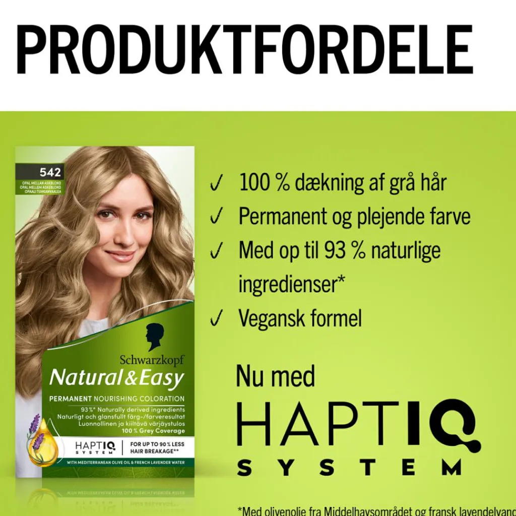 Schwarzkopf Permanent Hårfarve>Natural & Easy Hårfarve