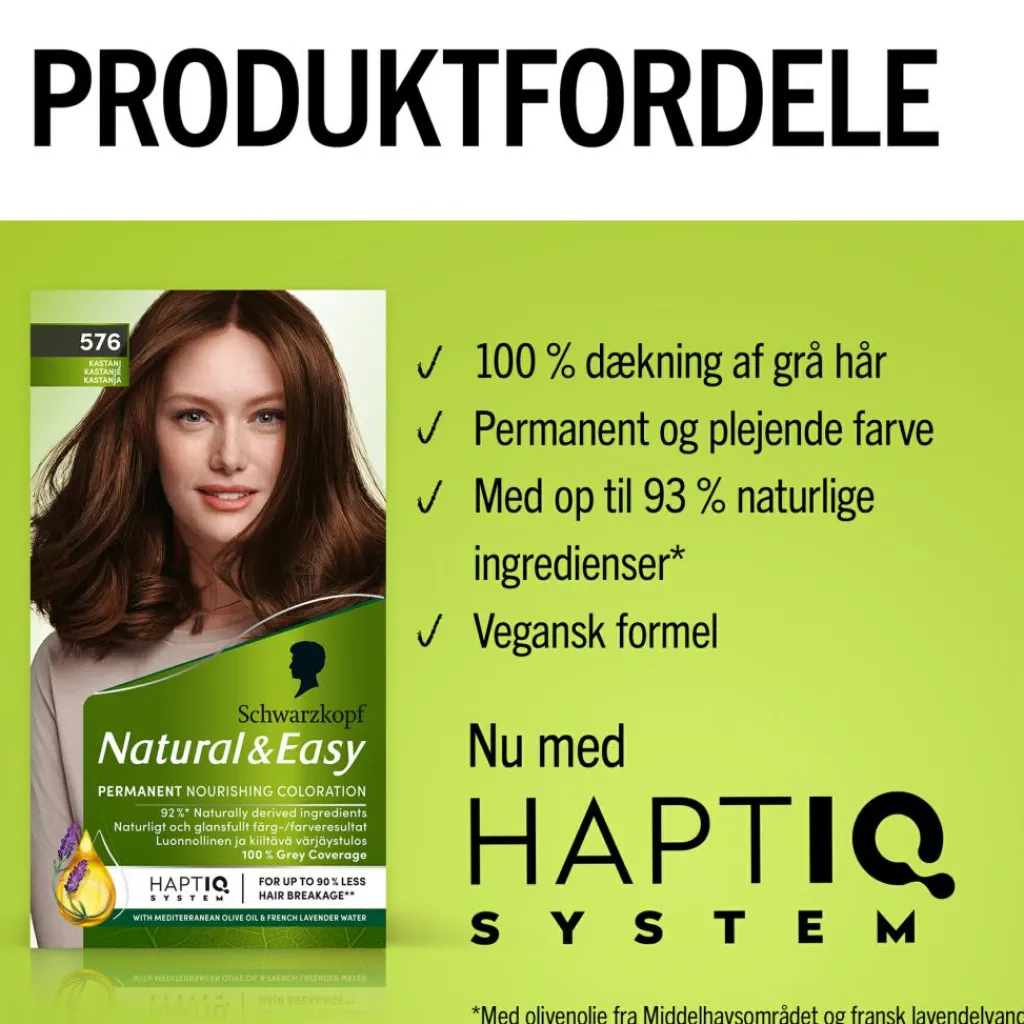Schwarzkopf Natural & Easy Hårfarve< Permanent Hårfarve