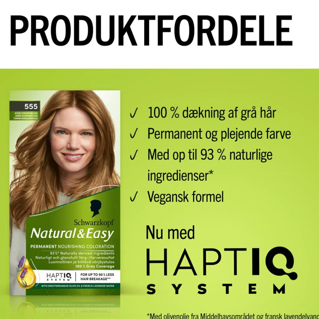 Schwarzkopf Natural & Easy Hårfarve< Permanent Hårfarve