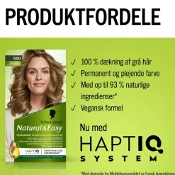 Schwarzkopf Permanent Hårfarve<Natural & Easy Hårfarve