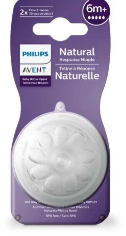 Philips Avent Natural Response Flaskesut 2 stk.<Børn Sutteflasker & Tilbehør