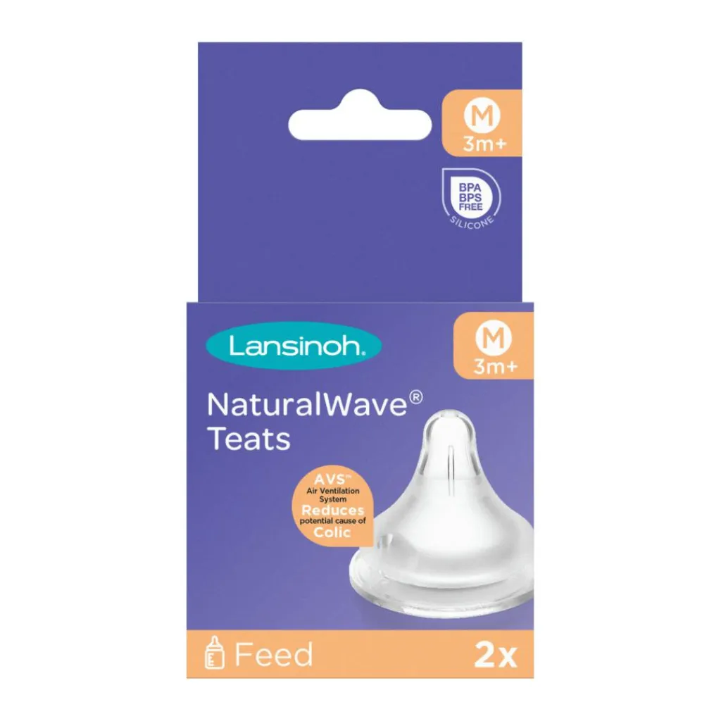 Lansinoh Natural Wave Teats<Børn Sutteflasker & Tilbehør