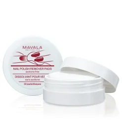 Mavala Neglelakfjerner Pads uden acetone< Neglelakfjerner