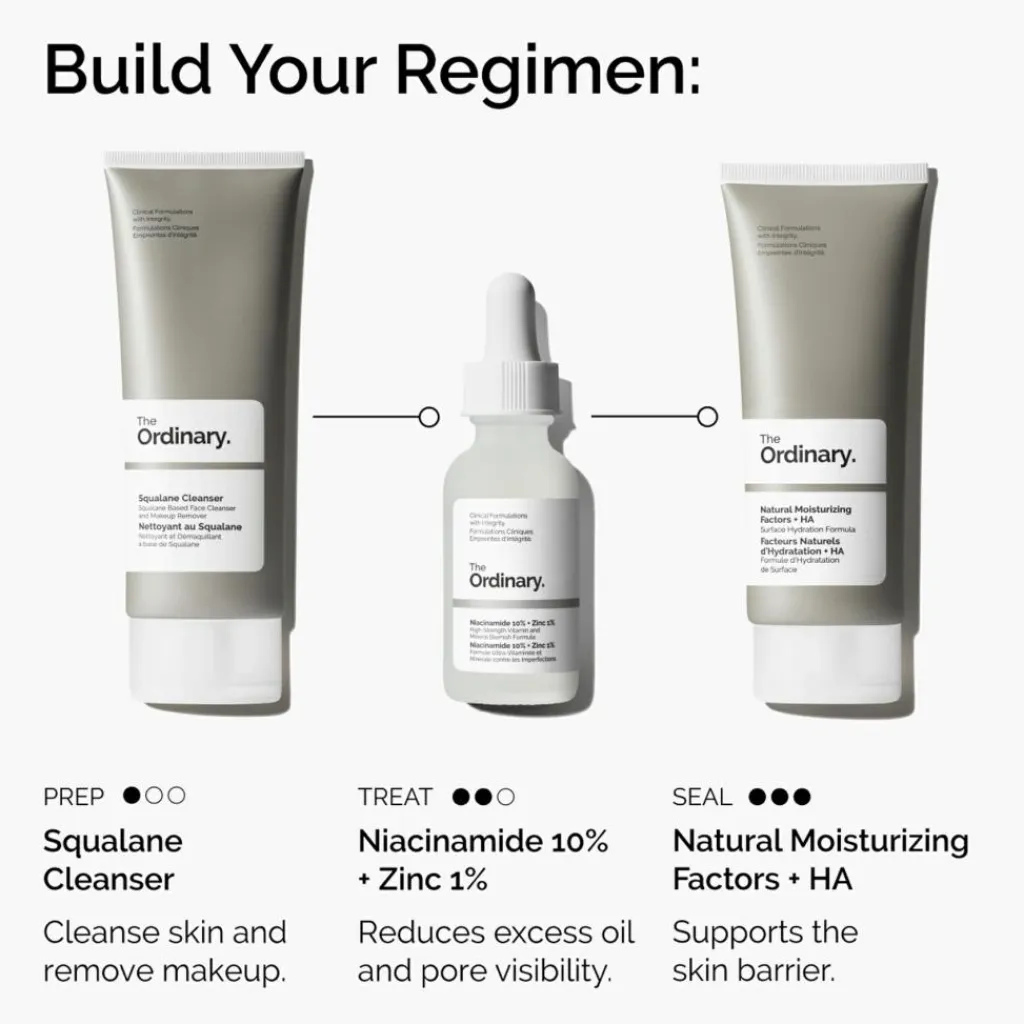 The Ordinary Serum<Niacinamide 10% + Zinc 1%