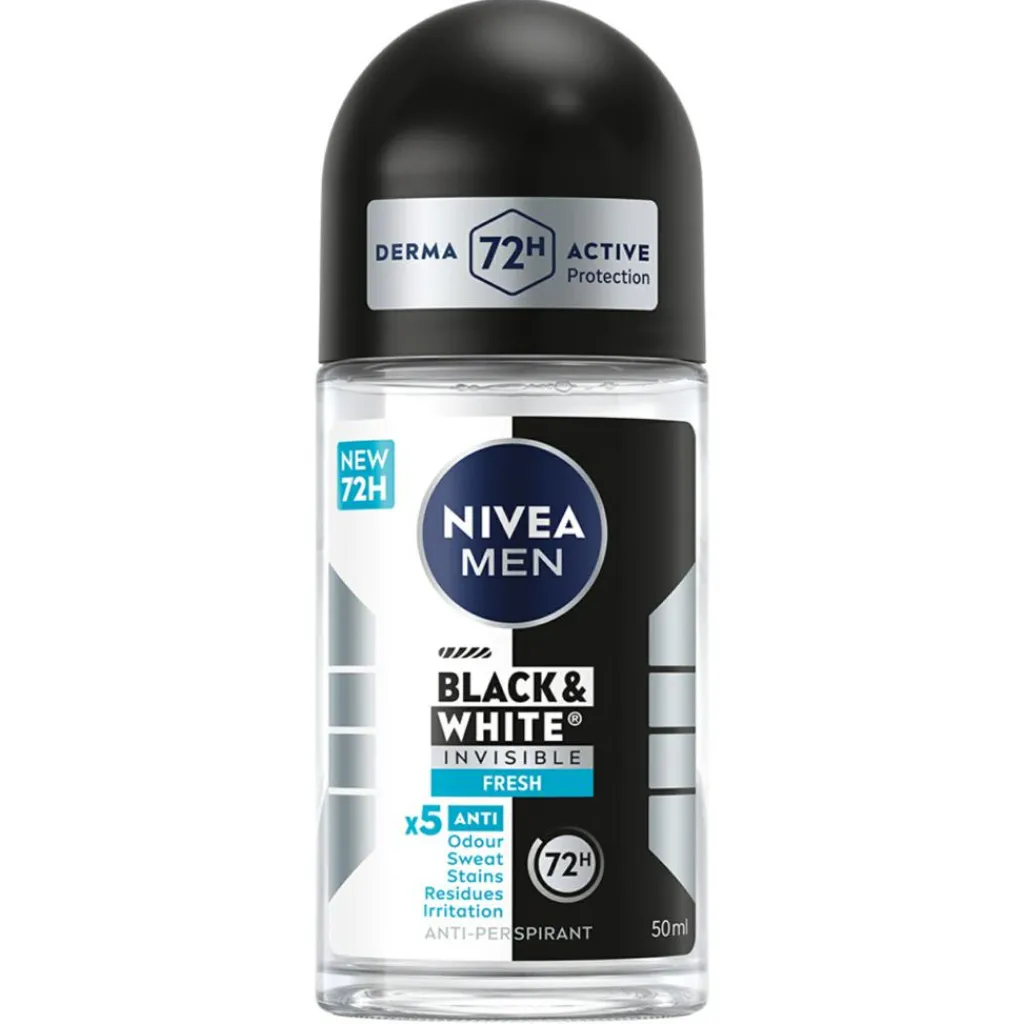 NIVEA Deodoranter|Til Ham<Men Black & White Invisible Fresh Roll On