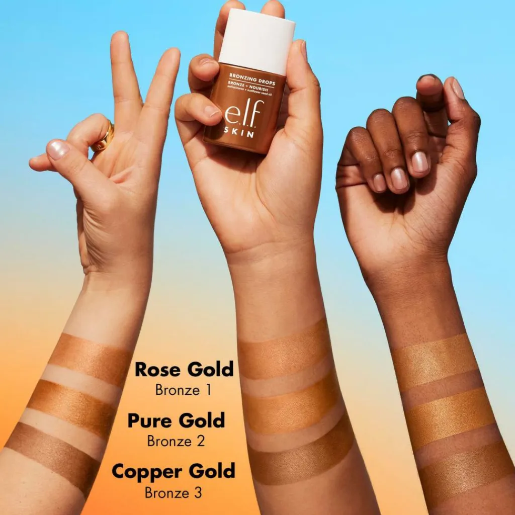 e.l.f. No Ray, All Slay Bronzing Drops< Bronzer