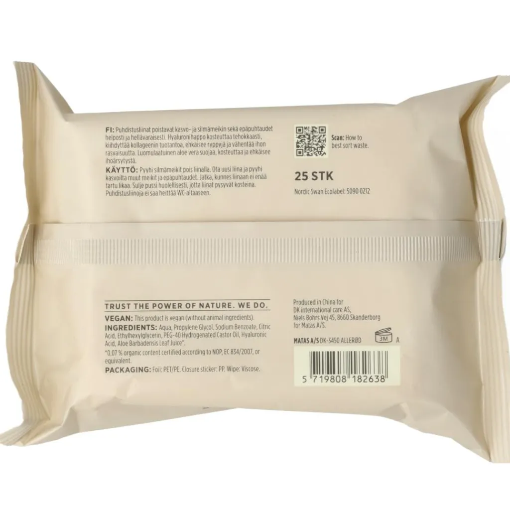 Matas Natur Badetid|Pusletid>Nourishing Cleansing Wipes