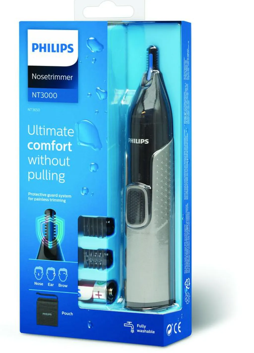 Philips Elektronisk Hårfjerning<Næse-, Øre- & Øjenbrynstrimmer Series 3000