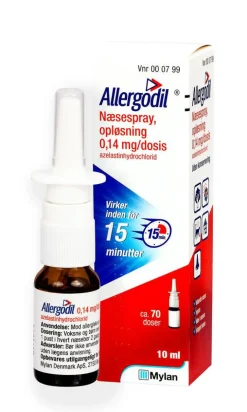 Allergodil Næsespray 4 mg/dosis< Næse|Allergi