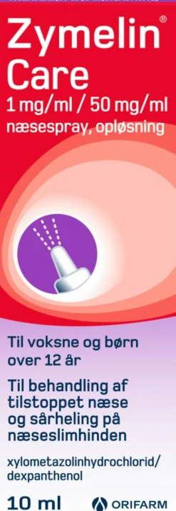 Zymelin Næsespray Care< Forkølelse