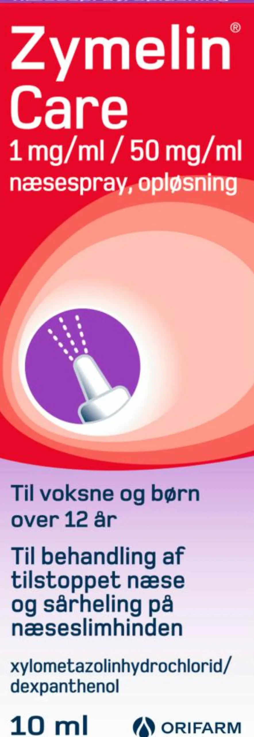 Zymelin Næsespray Care< Forkølelse