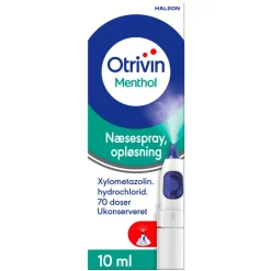 Otrivin Næse<Næsespray Menthol 1 mg/ml