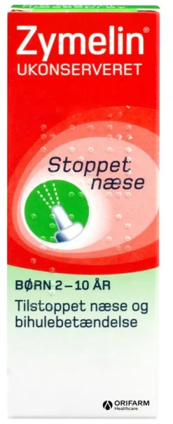 Zymelin Næse|Forkølelse<Næsespray Ukonserveret 0,5 mg/ml