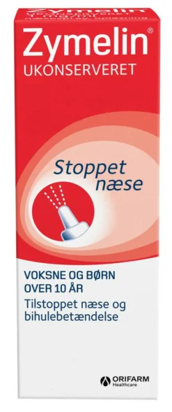 Zymelin Næsespray Ukonserveret 1 mg/ml< Næse|Forkølelse