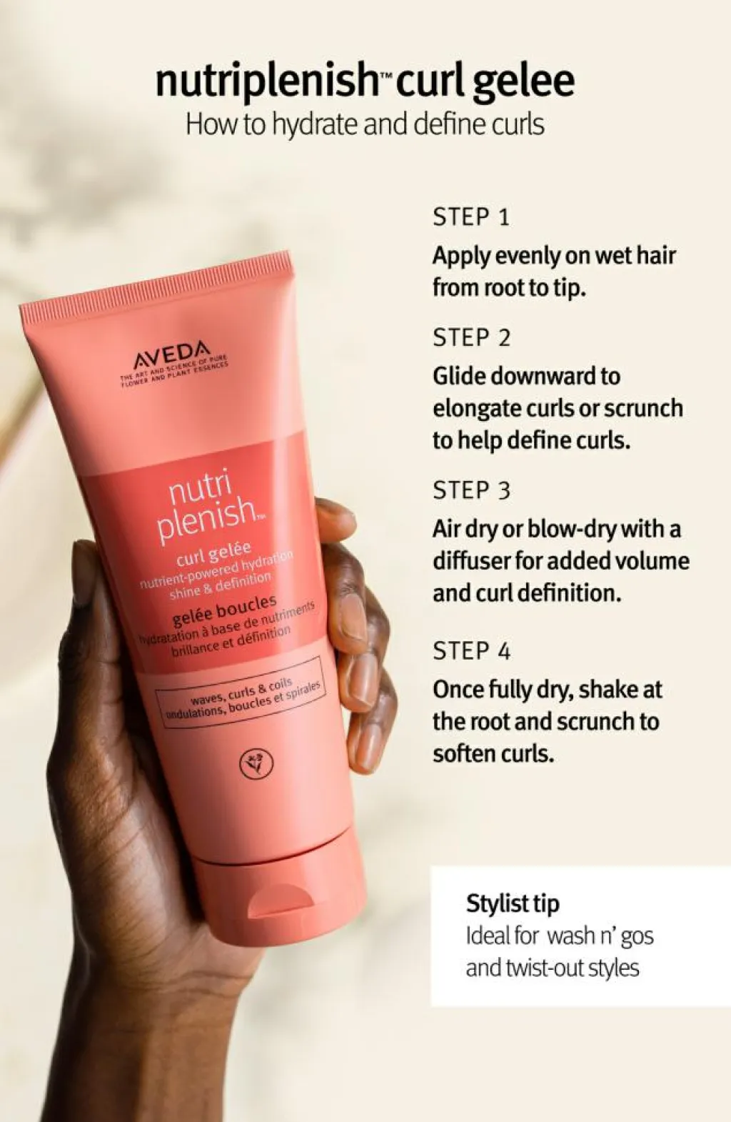 Aveda Rejsestørrelser<Nutriplenish Curl Gelée