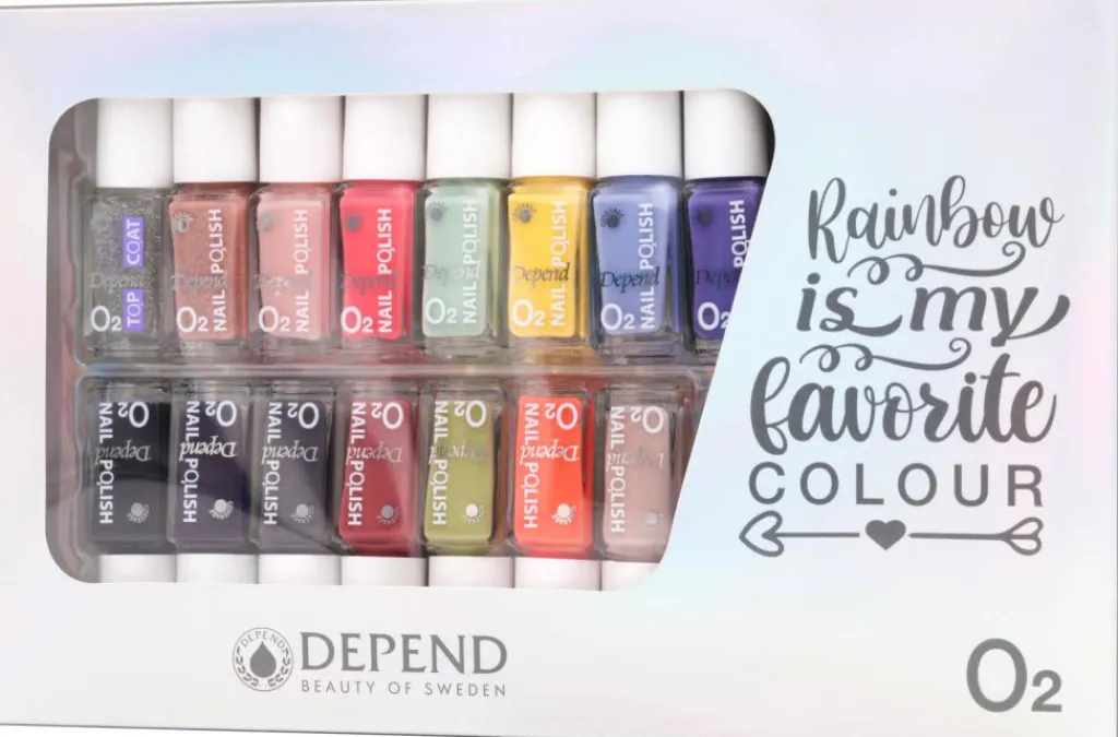 Depend Gaveæsker|Gaveæsker Til Hende>O2 Nail Polish Gaveæske