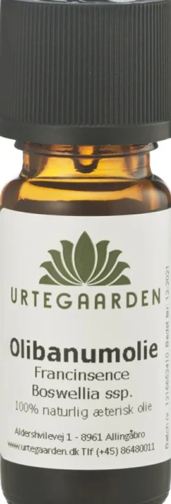 Urtegaarden Olibanum/Francinsenceolie 5 ml< Duft Til Hjemmet|Duftolier