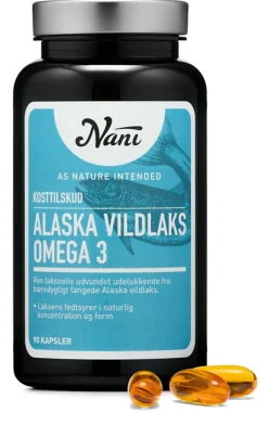 Nani Fiskeolie & Omega 3>Omega-3 - Alaska Vildlaks