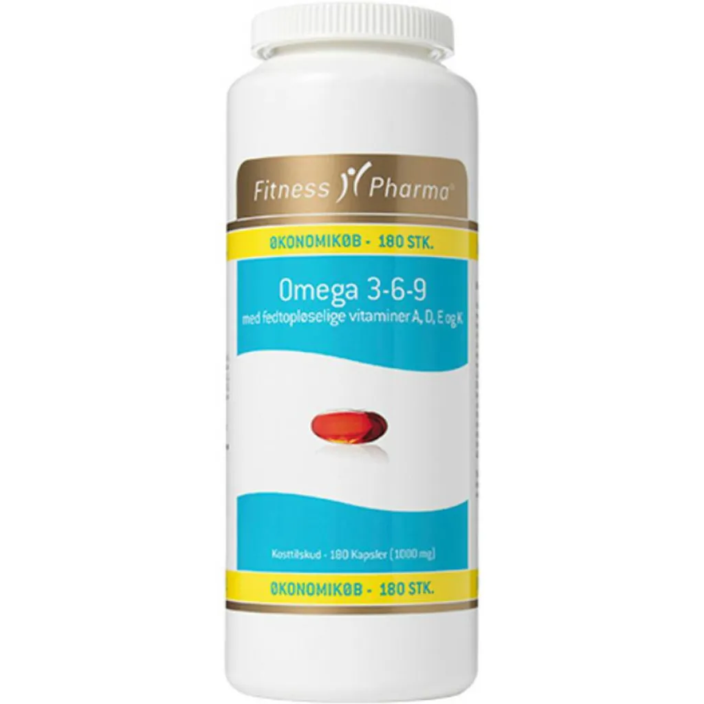 Fitness Pharma Øvrige Kosttilskud>Omega 3-6-9 med vitamin