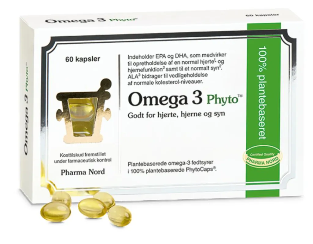 Pharma Nord Fiskeolie & Omega 3<Omega 3 Phyto
