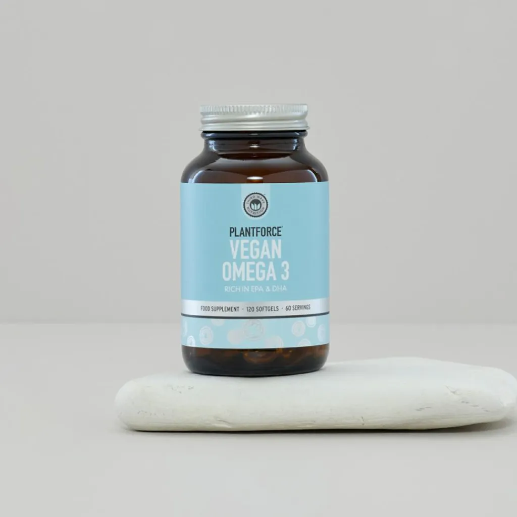 Plantforce Omega 3 Vegansk< Fiskeolie & Omega 3