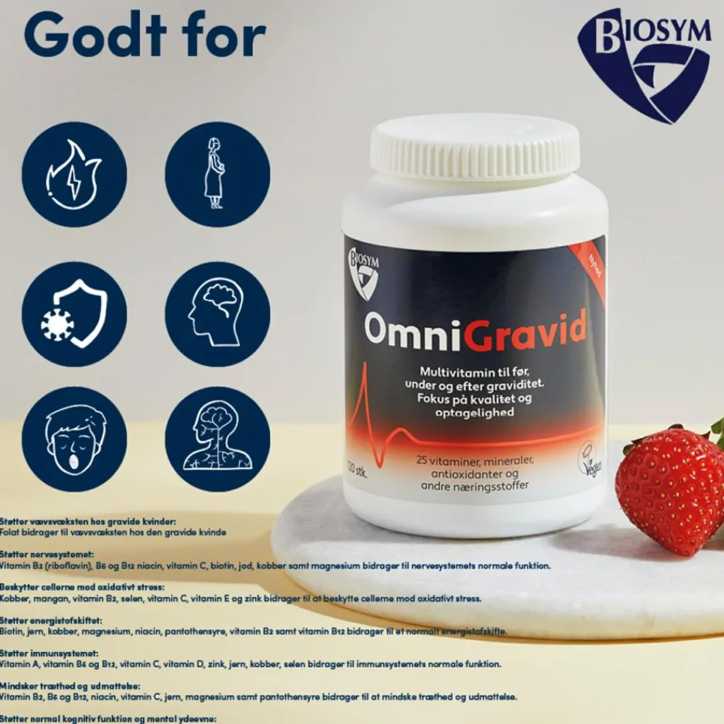 Biosym Kosttilskud Til Gravide|Vitaminer Til Gravide<OmniGravid