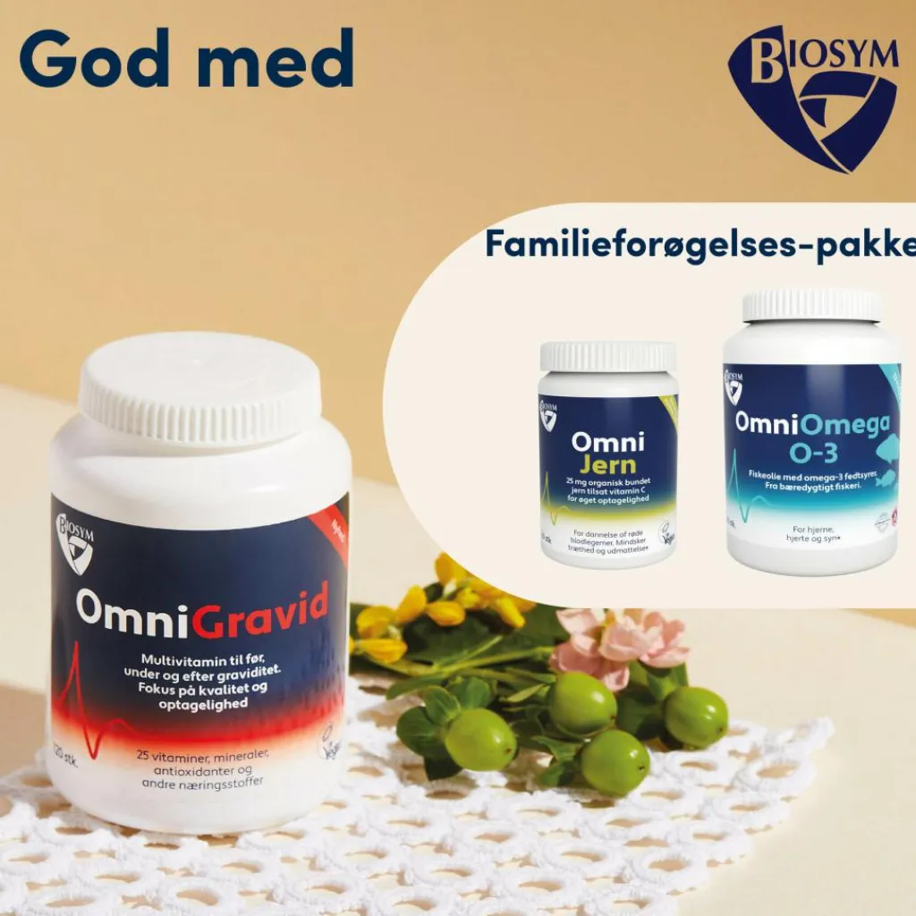 Biosym Kosttilskud Til Gravide|Vitaminer Til Gravide<OmniGravid