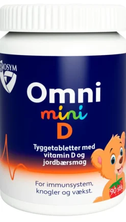 Biosym Børnevitaminer|Børnevitaminer>OmniMINI D Jordbær