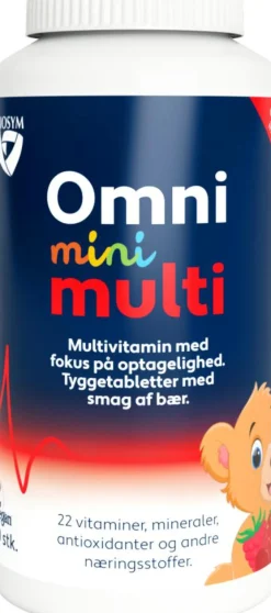 Biosym Børnevitaminer|Børnevitaminer<OmniMini Multi Kosttilskud