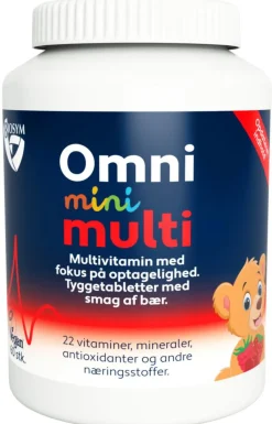 Biosym Børnevitaminer|Børnevitaminer<OmniMini Multi Kosttilskud