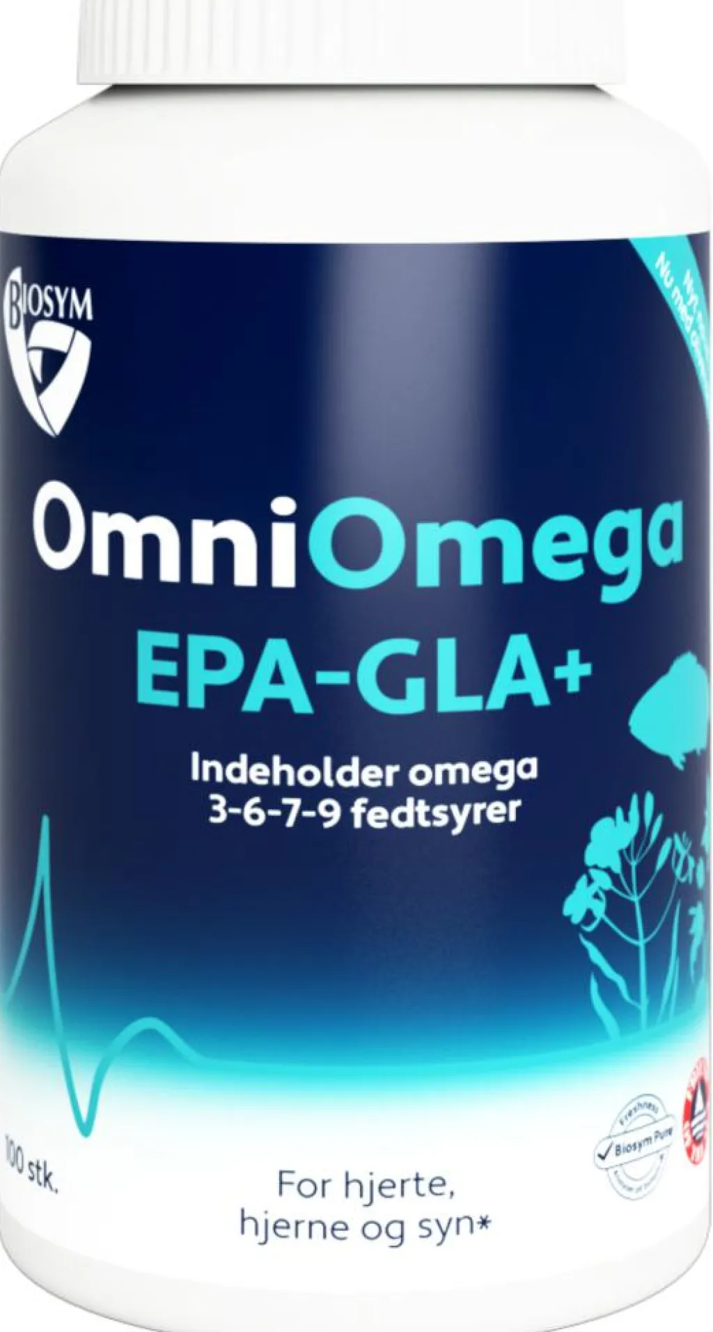 Biosym Fiskeolie & Omega 3>OmniOmega EPA-GLA+