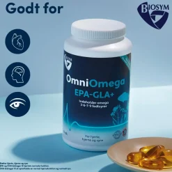 Biosym OmniOmega EPA-GLA+< Fiskeolie & Omega 3