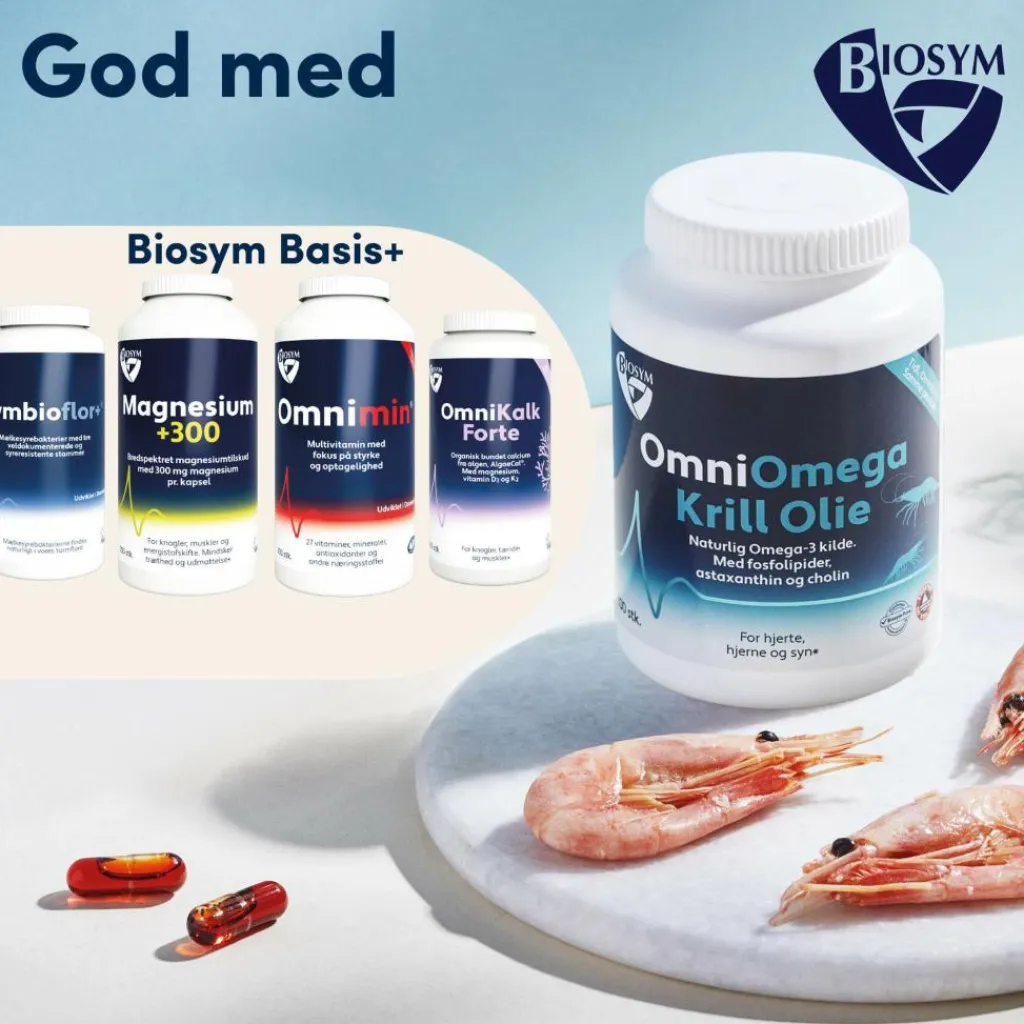Biosym Fiskeolie & Omega 3<OmniOmega® Krill Olie