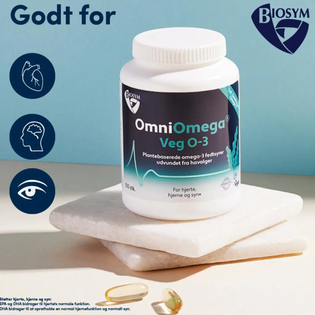 Biosym Fiskeolie & Omega 3>OmniOmega® Veg O-3
