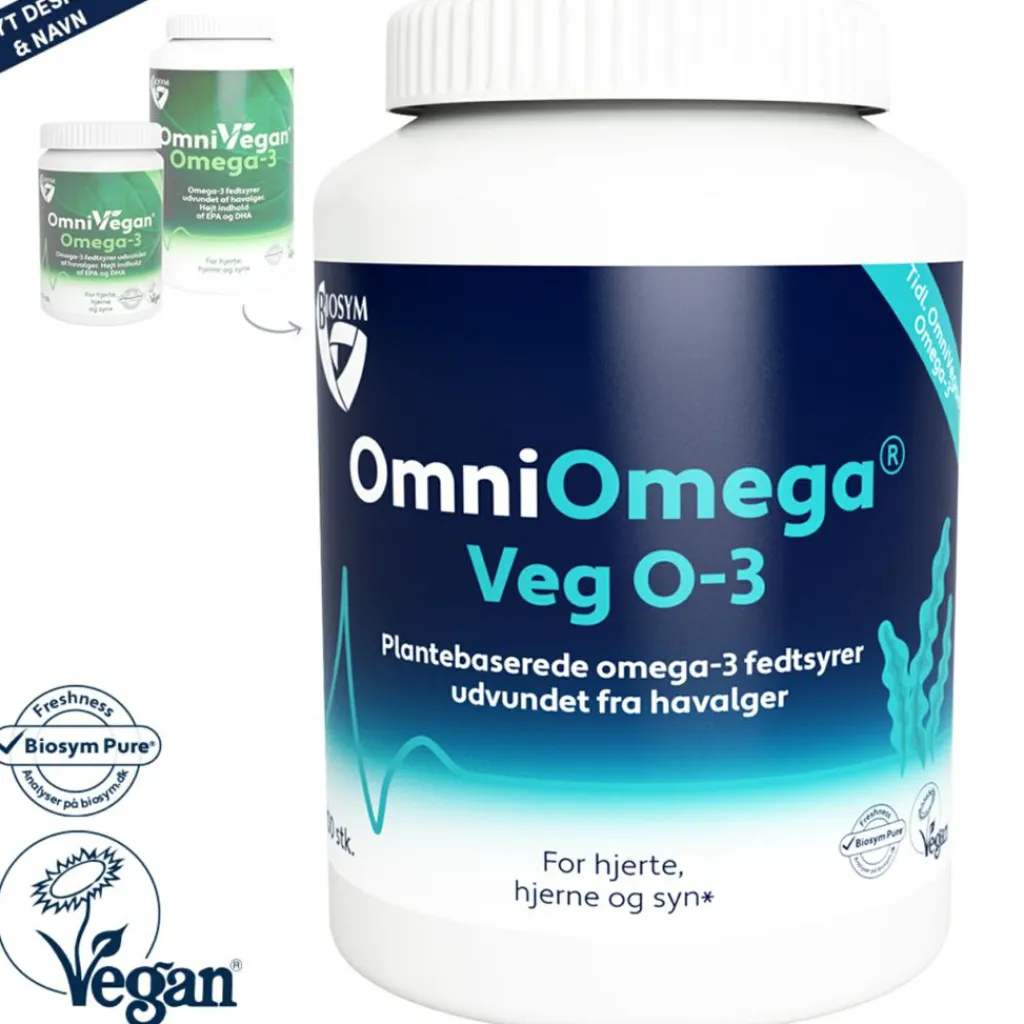 Biosym Fiskeolie & Omega 3>OmniOmega® Veg O-3
