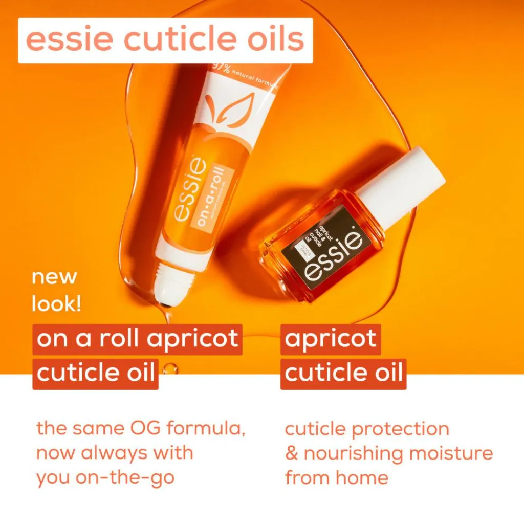 essie On-a-roll Apricot Negle & Neglebåndsolie< Neglepleje