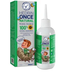 Hedrin Once Natural lusebehandling lotion<Børn Lus|Lus