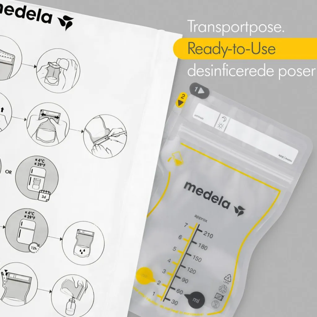 Medela Opbevaring Til Mælk Og Pulver<Opbevaringspose til brystmælk