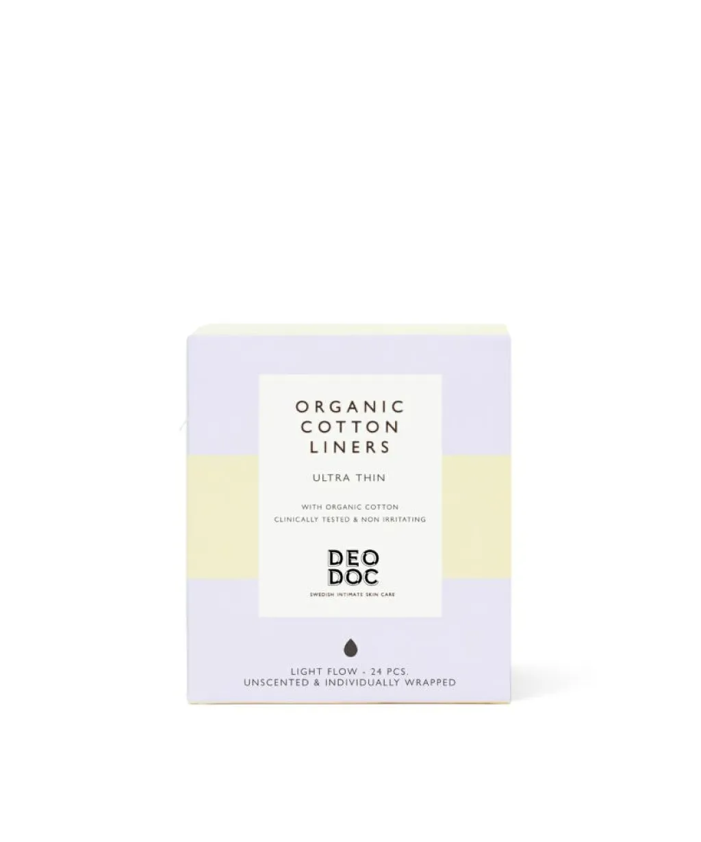DeoDoc Oraganic Cotton Liners - Ultra Thin< Bind & Indlæg