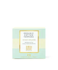 DeoDoc Bind & Indlæg>Organic Cotton Tampons Without Applicator