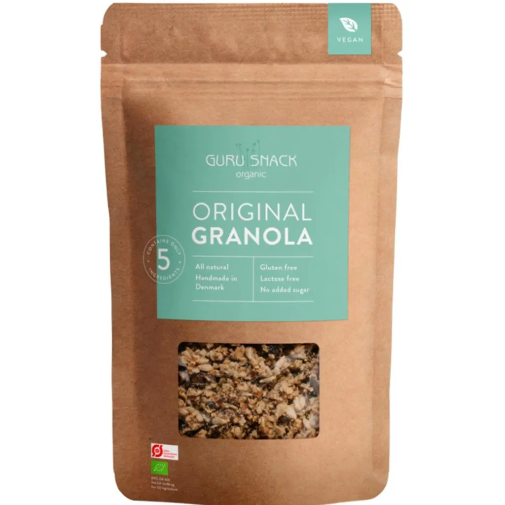Guru Snack Gryn, Flager & Drys<Original Granola