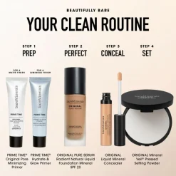 bareMinerals ORIGINAL Pure Serum Radiant Natural Liquid Foundation Mineral SPF 20< Foundation