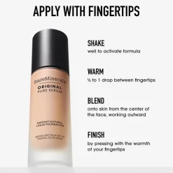 bareMinerals ORIGINAL Pure Serum Radiant Natural Liquid Foundation Mineral SPF 20< Foundation