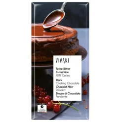 Vivani Chokolade>Overtrækschokolade Mørk Ø