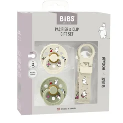 BIBS Pacifier & Clip Gift Set<Børn Sutter