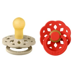 BIBS Pacifier Boheme 2 Pack Latex<Børn Sutter