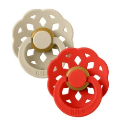 BIBS Pacifier Boheme 2 Pack Latex<Børn Sutter