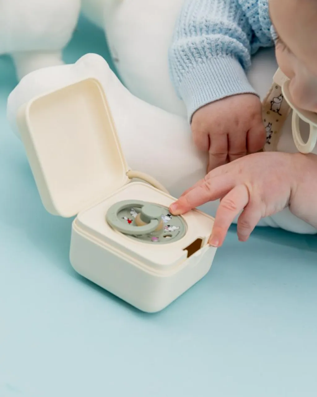 BIBS Suttesnore<Pacifier Clip Loop Print