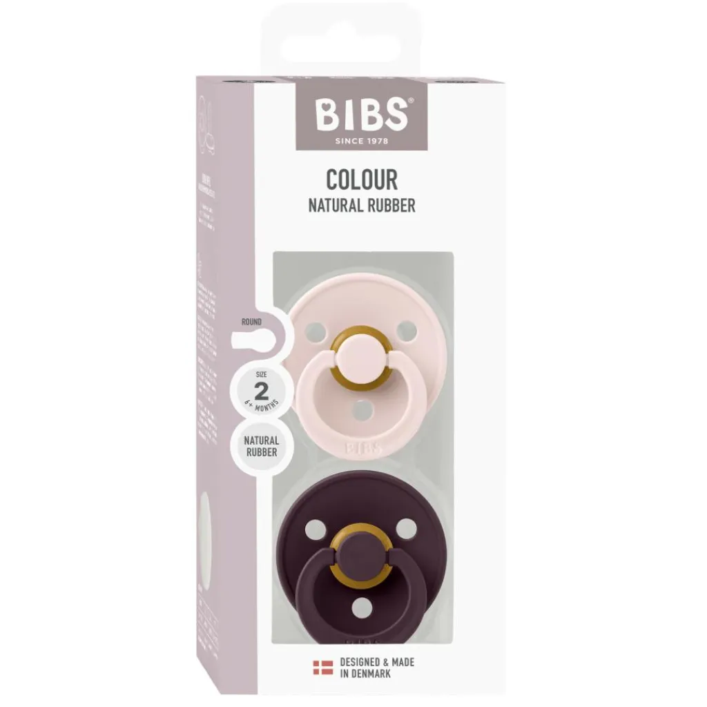 BIBS Sutter>Pacifier Colour 2 Pack Latex